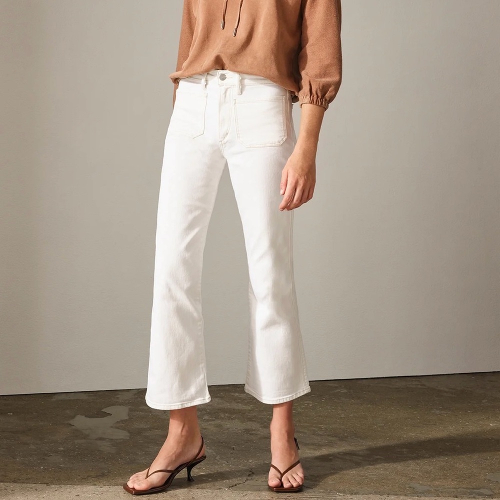 NWT Joes Jeans Womens White Vintage Crop